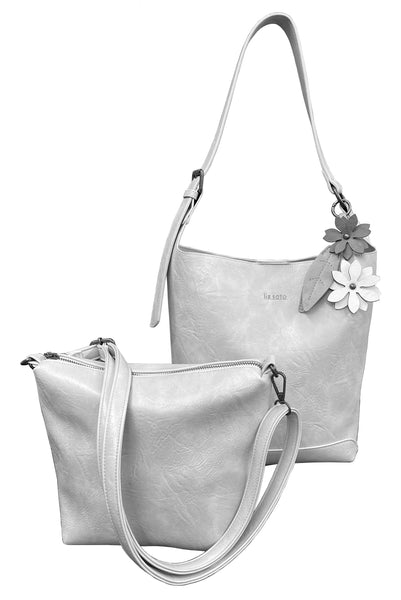 Liza 3326 2 in 1 Bucket bag: Wheat