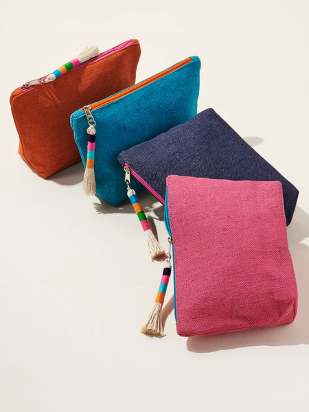 CUTIE ZIP POUCH: NAVY