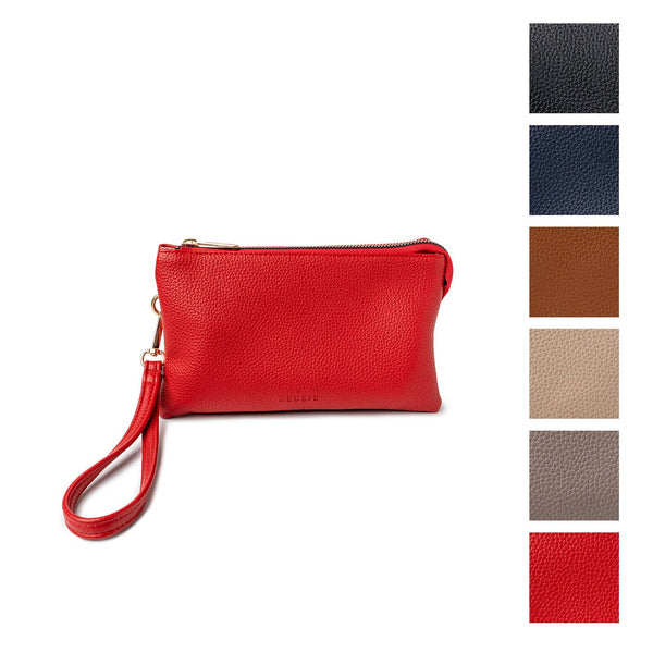 Kedzie Eclipse Convertible Wallet Crossbody Open Stock: Red