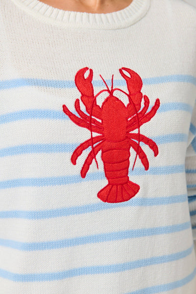 LOBSTER RELAXED FASHION FIT SWEATER: SMALL