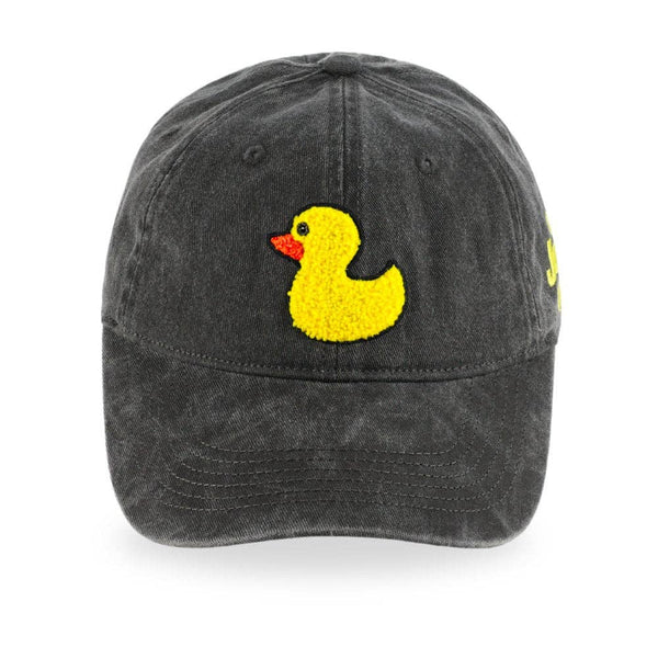 Hat - Jeep Chino Twill Ponytail with Chenille Duck Patch: Black