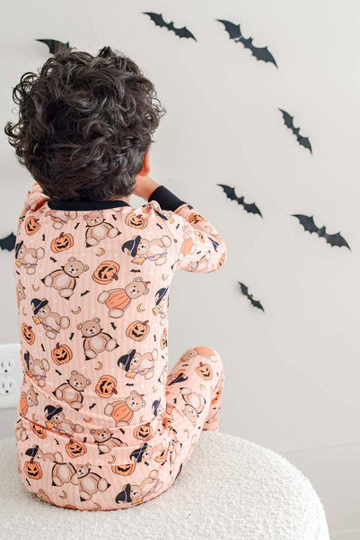 Halloween Two-Piece Bamboo Pajama Set | Beary Scary: 18-24 months