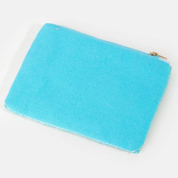 You Cant Afford Me Beaded Coin Purse: MULTI