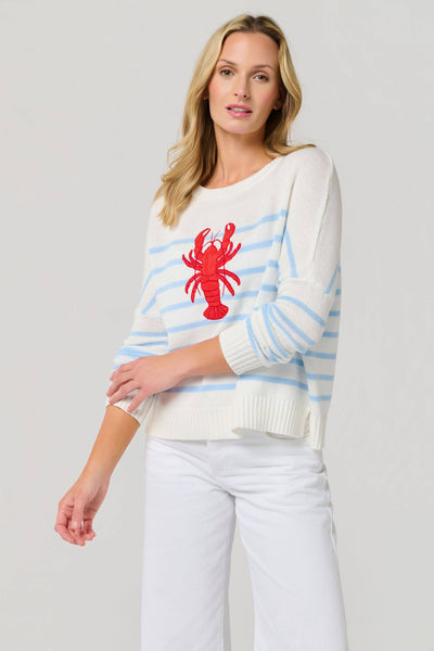 LOBSTER RELAXED FASHION FIT SWEATER: LARGE