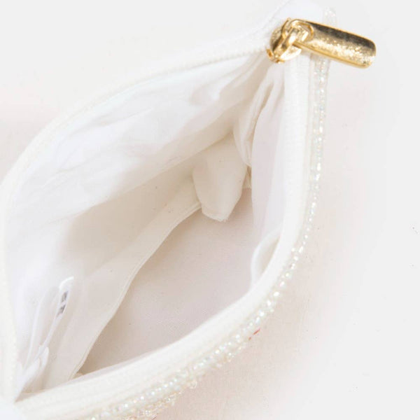 Botox Queen Beaded Coin Purse: MULTI