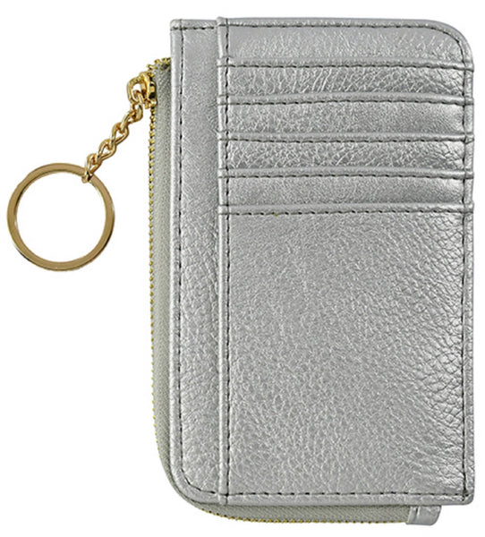 Small But Big Faux Leather Card Holder Wallet: Barbie Pink