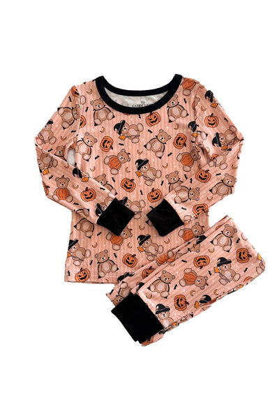 Halloween Two-Piece Bamboo Pajama Set | Beary Scary: 3T