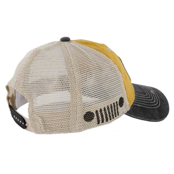 Hat - Jeep Have Fun Out There Patch Garment Washed Trucker: Olive