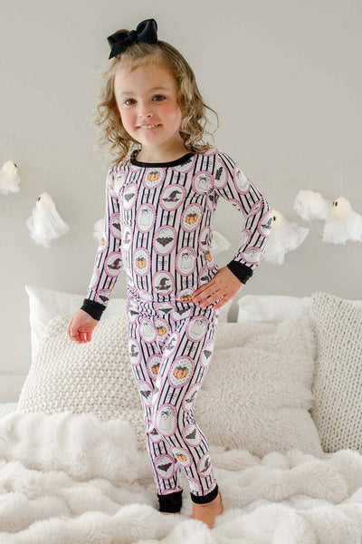 Halloween Glow-in-the-Dark Two-Piece Bamboo Pajama Set | Galloween: 4T