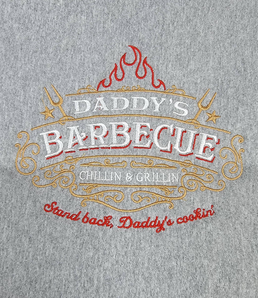 Chef Apron, Funny Apron for Men, Cooking Gifts for Men, with Pockets,Grilling, Baking, BBQ, Cooking Apron: Black / Daddy's Grillin Logo