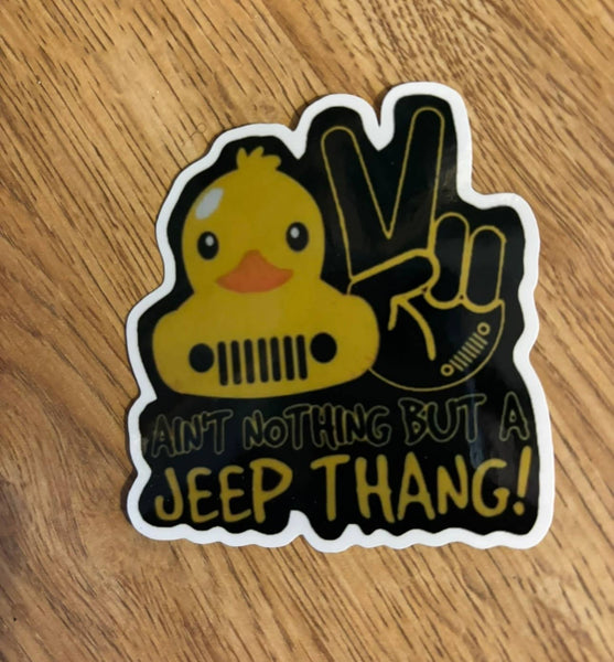 Jeep Thang: Sticker