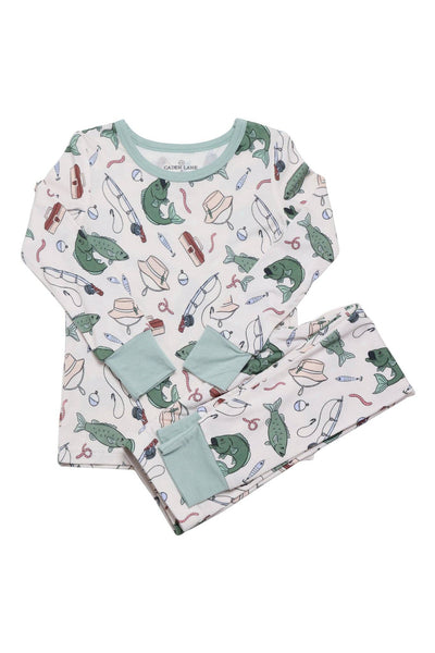 Two-Piece Bamboo Pajama Set | Off the Hook: 12-18 months