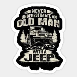 Old Man Jeep: Sticker