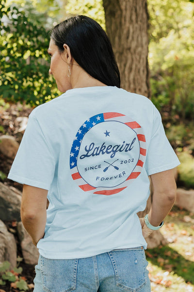Ringspun Short Sleeve Tee in Powder: S