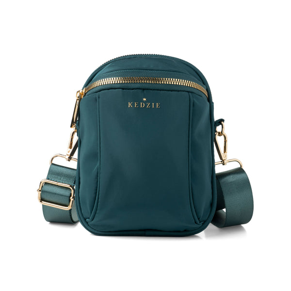 Kedzie Midtown Crossbody Open Stock: Teal