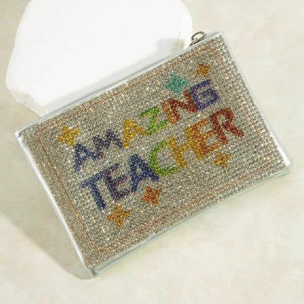 Amazing Tack Pave Coin Purse: MULTI