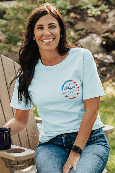 Ringspun Short Sleeve Tee in Powder: 2X