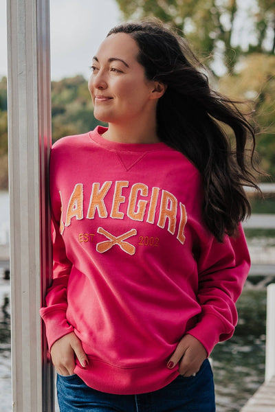 Sanded Fleece Crew Neck Sweatshirt in Confetti: L