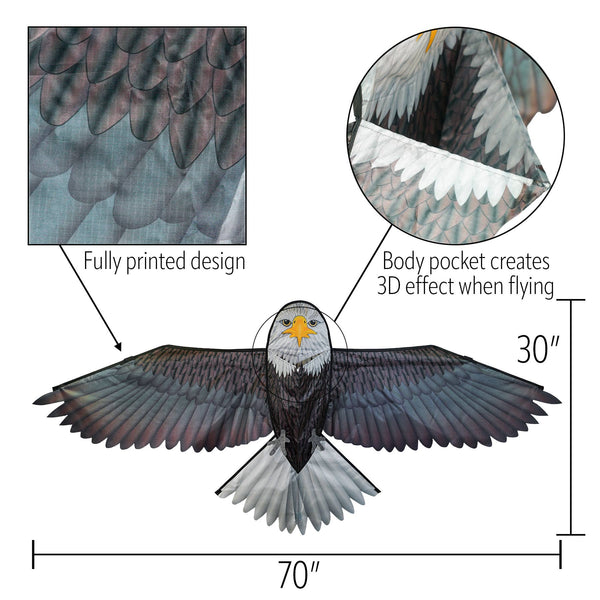 70" Bald Eagle Kite