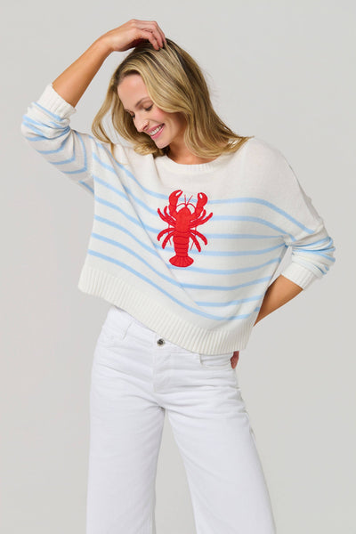 LOBSTER RELAXED FASHION FIT SWEATER: SMALL