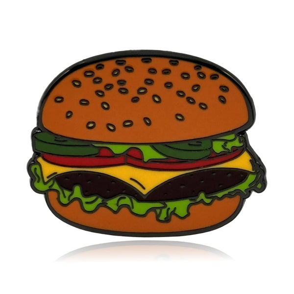 Cheeseburger Enamel Pin: Cheeseburger