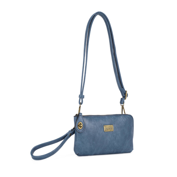 Tina 3307 cross-body, wallet, cell phone and wristlet: Teal / Cross body