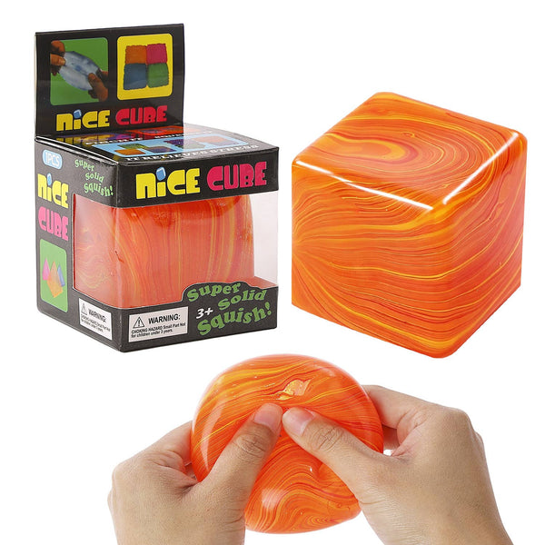 Cube Squeeze Swirl Viral Squishy Toy Display of 12