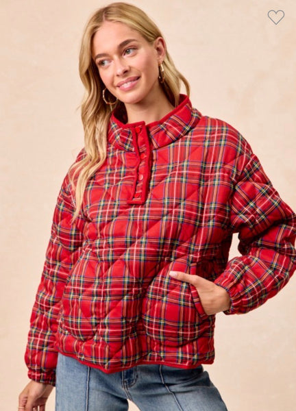 BIBI RED PLAID