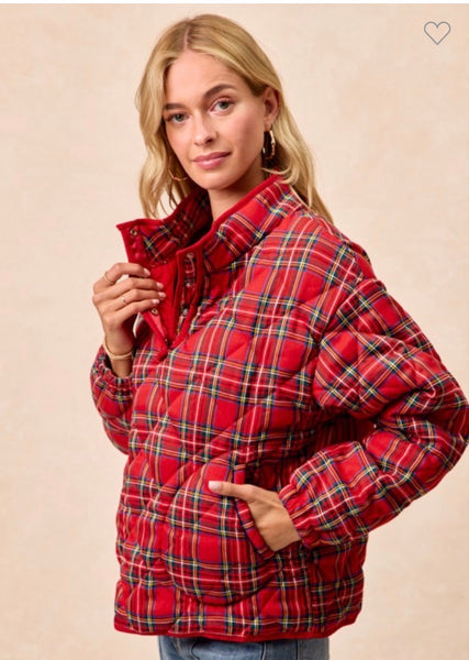 BIBI RED PLAID