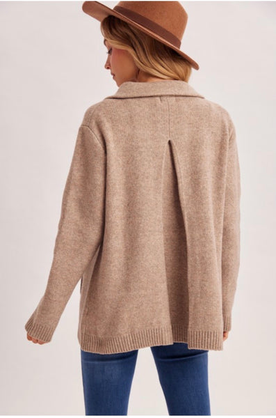 BI Double Breaste Sweater Cardigan