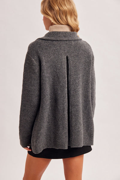 BI Double Breaste Sweater Cardigan