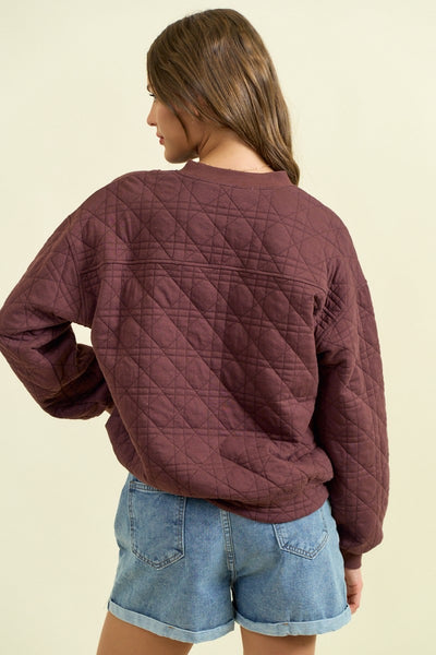 DR Quilted Sweater