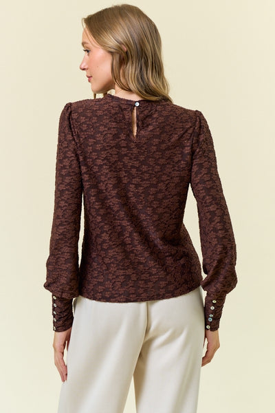 PUFFED SLEEVE TOP