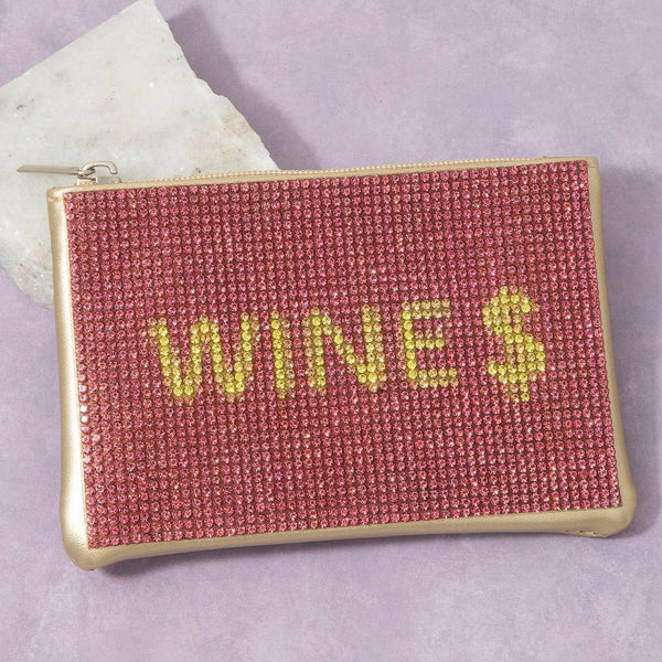 Wine $ Pave Coin Purse: MULTI