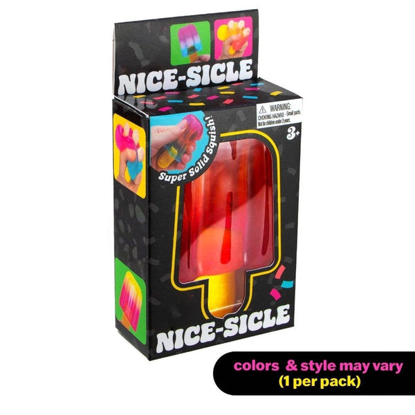 Nice Slice Squeeze Squish Popsicle Squishy Toy Display
