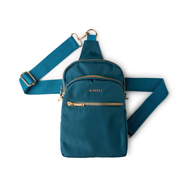 Kedzie Roundtrip Convertible Sling Open Stock: Teal