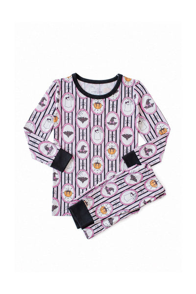 Halloween Glow-in-the-Dark Two-Piece Bamboo Pajama Set | Galloween: 4T