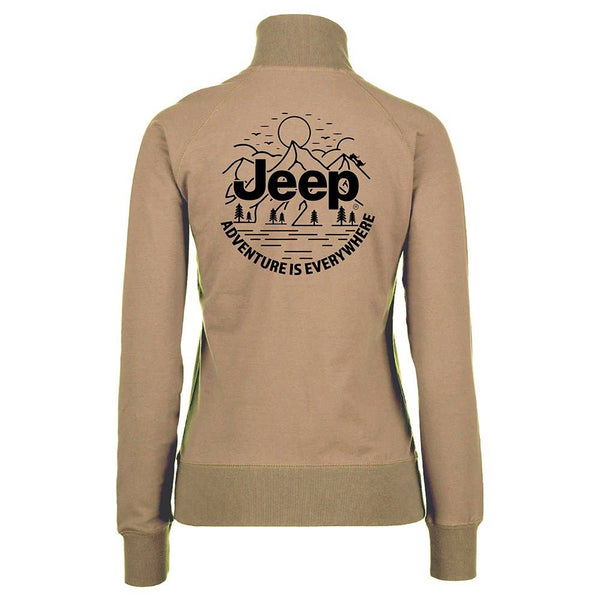 Ladies Jeep® Adventure Is Everywhere Fleece Jacket - Multiple Colors: Lime Green / Small