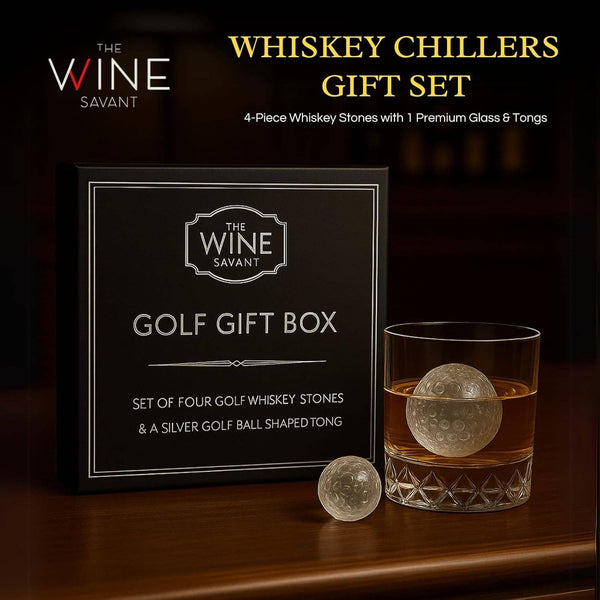 Golf Ball Whiskey Coolers - Pack of 5 Gift Set