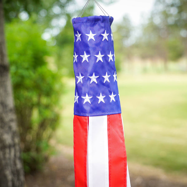 Stars & Stripes 18" Windsock