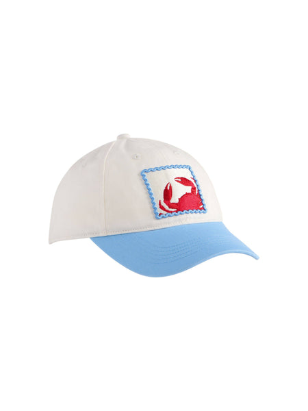 CRAB BALL CAP,WHITE