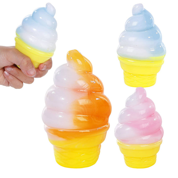 Nice Cream Squishy Ice Cream Sensory Toy Display of 12