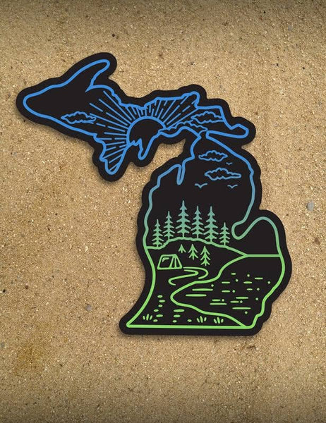 Neon Michigan: Sticker