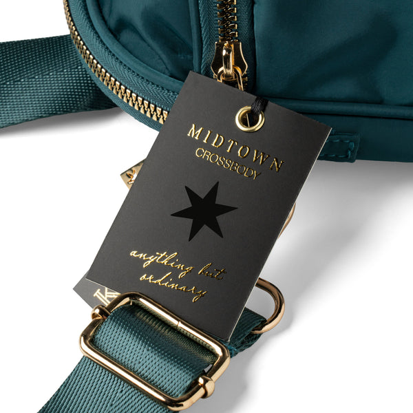 Kedzie Midtown Crossbody Open Stock: Teal