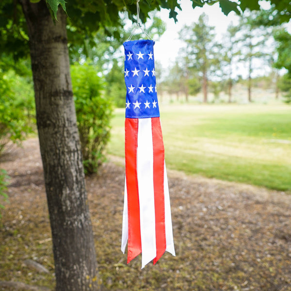 Stars & Stripes 18" Windsock
