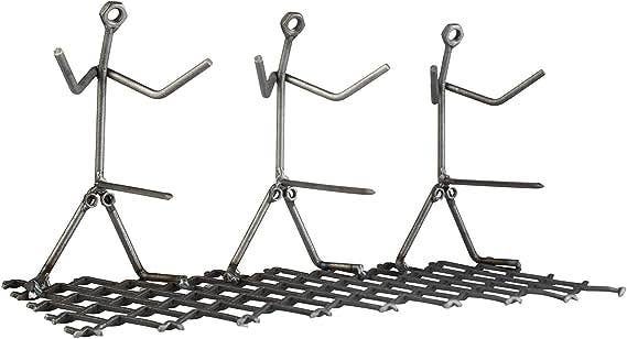 Hot Dog Roaster Stainless Steel Three Man Stick Figure
