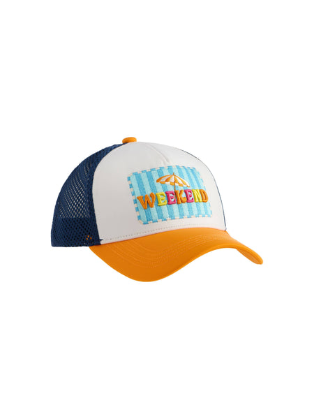 "WEEKEND" TRUCKER HAT,MULTI