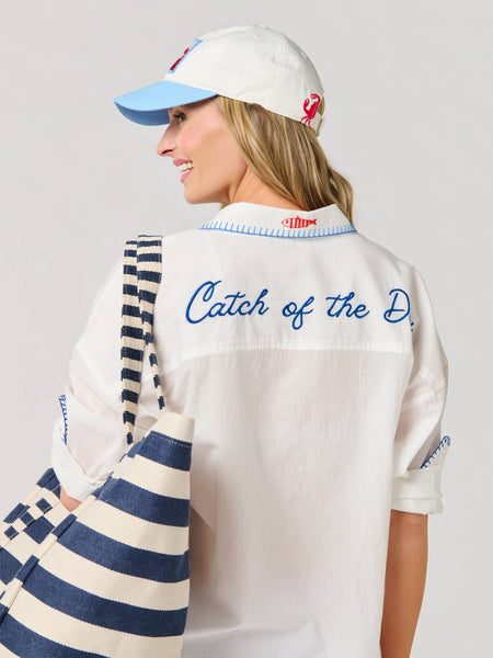 CRAB BALL CAP,WHITE