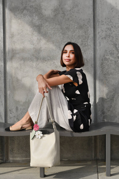 Liza 3326 2 in 1 Bucket bag: Black