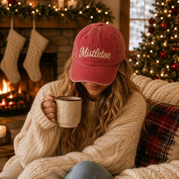 CE Embroidered Mistletoe Hat